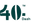 Logo da 40 dash